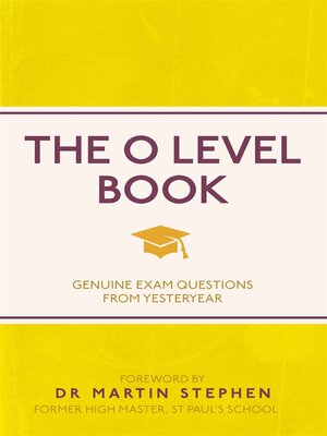 cover image of The O Level Book